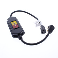 Leviton Industrial Reset GFCI 2' Extension Cord Set NEMA 5-15 15A 125V 66591-2C