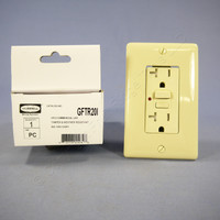 Hubbell Ivory Commercial Tamper Resistant GFCI Receptacle Outlet 20A GFTR20I