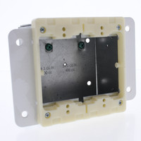 Hubbell Multi-Connect 2-Gang Recessed Electrical Wallbox for Drywall HBLWSCS2A