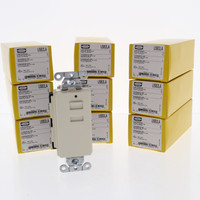 10 Hubbell Lt Almond 2-Port Charger Outlets USB-A 3A Switched Port Door! USB2LA