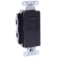 Hubbell Black 2-Port Charger Outlet USB-A 3A 5VDC Switched Port Door! USB2BK