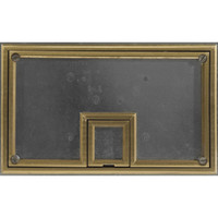 Hubbell Brass 11-Gang Concrete Floor Box Cover 1/2" Edge For Tile CFB11TBRS
