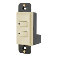 Hubbell Ivory Low Voltage Pilot Light Switch Momentary 2-Button DSM30I2P