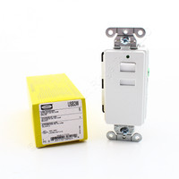 Hubbell White 2-Port Charger Outlet USB-A 3A 5VDC Switched Port Door! USB2W