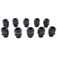 10pcs Weatherproof 1" Nylon Cord Grip .55-1.0 Non-Metallic Cable Gland NCG100100