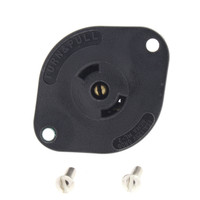 Arrow Hart Midget Black Locking Flanged Outlet Twist Turn Lock NEMA ML-2 ML2R 15A 125V Industrial Grade Grounding 7596N