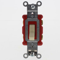 Cooper Ivory INDUSTRIAL Grade 4-Way Quiet Toggle Wall Light Switch 20A 1994I