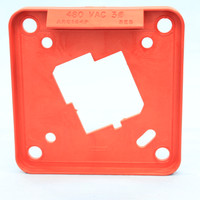 Cooper Pin & Sleeve Polarizer Plate 480 VAC 3� ARC104P RED 0402973 WD034817 100A
