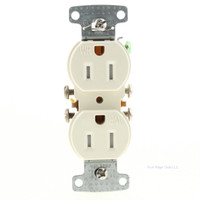 Hubbell Lt Almond WEATHER/TAMPER RESISTANT Receptacle Outlet 15A RR15SLAWRTR