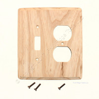 Creative Accents Ash 2-Gang Toggle/Receptacle Combination Wallplate Cover 406U