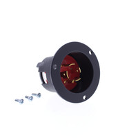 Eaton Red Twist Turn Locking Flanged Inlet L19-20P 20A 277/480V 3�Y AHCL1920FI