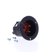 Eaton Red Twist Turn Locking Flanged Inlet L8-20P 20A 480V 2P3W AHCL820FI