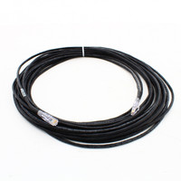 Hubbell Patch Cord Cat 5e Black 55 Ft LAN Ethernet Network Cable HC5EBK55