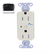 Hubbell SNAP5262IS Ivory SnapConnect SURGE Suppressor Outlet Tamper Resistant Receptacle 15A