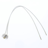 Leviton 80053 Quartz Lampholder Light Socket Miniature Bi-Pin Single End GY6.35