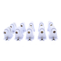 10 Eaton Plunger Slimline Fluorescent Lampholder Light Sockets T8 660W 1000V 2507W