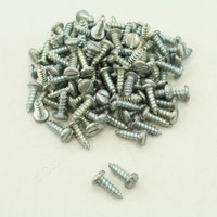 104-Pack NEW #14 Tapping Screws 3/4" Slotted Sheet Metal Zinc-Plated TS57 Boxed
