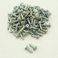 104-Pack NEW #14 Tapping Screws 3/4" Slotted Sheet Metal Zinc-Plated TS57 Boxed