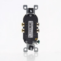 New Leviton Straight Blade Almond Duplex Receptacle Outlet NEMA 5-15R 15A 125V Plus 1-Gang Unbreakable Wallplate Cover