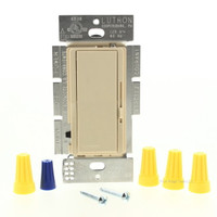 Hubbell Ivory CFL/LED Decorator Rocker Light Dimmer Switch 3-Way 150W RDVCL153PI