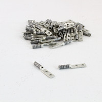 50 Hubbell Bonding Grounding Compression Lugs 4 AWG 1/4" Holes 5/8" Spacing Gray #8 Die HGBL04D (Burndy YAZ4C2TC14)