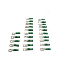 25 Hubbell Bonding Grounding Compression Lugs 1AWG 3/8" Hole Green #11 Die HGBL01SA (Burndy YAZ1CTC38)