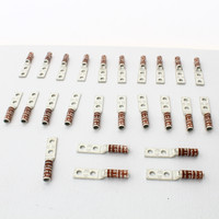 25 Hubbell Bonding Grounding Compression Lugs 2AWG 1/4" Holes 3/4" Spacing Brown #10 Die HGBL02DA (Burndy YAZ2C-2TC14E2)