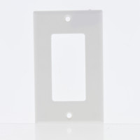 Hubbell White 1-Gang Rocker Switch Wallplate GFCI/Decorator Outlet Cover WP26WZ