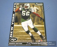 Vernon Gholston New York Jets NFL 2008 Rookie Fathead Tradeable Card 5"x7"