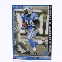 Kevin Smith #34 RB Detroit Lions NFL 2008 Rookie Fathead Player Wall Decal 5"x7"