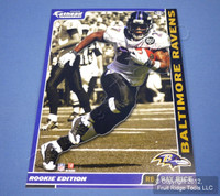 Ray Rice Baltimore Ravens NFL 2008 Rookie Edition Fathead Tradeable Card 5"x7"