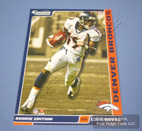 Eddie Royal Denver Broncos NFL 2008 Rookie Edition Fathead Tradeable Card 5"x7"