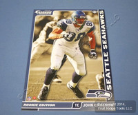 New John Carlson Seattle Seahawks Collectible NFL 2008 Rookie Fathead Tradeables