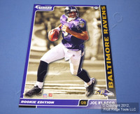Joe Flacco Baltimore Ravens NFL 2008 Rookie Edition Fathead Tradeable Card 5"x7"