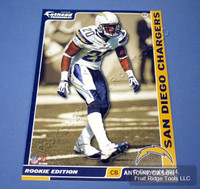 Antoine Cason San Diego Chargers NFL 2008 Rookie Fathead Player Wall Decal 5"x7"