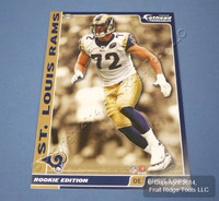Chris Long #72 DE St. Louis Rams NFL 2008 Rookie Fathead Player Wall Decal 5"x7"