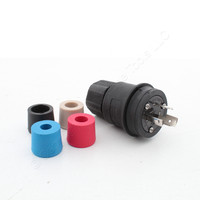 Eaton Black Watertight Turn Twist Locking Plug L10-30P 30A 125/250V L1030PWBK