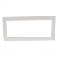 Hubbell Ivory 6-Gang 6.75" x 13.25" Wall Box Flange Trim Cover Plate HBLTRIM6WI