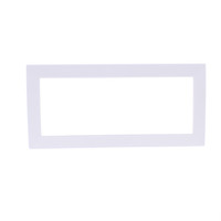 Hubbell White 6-Gang 6.75" x 13.25" Wall Box Flange Trim Cover Plate HBLTRIM6WWA