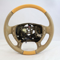 NEW GM Blemished OEM Heated Cream Cashmere Leather Deluxe Steering Wheel 25755247 2000-2005 Cadillac Deville Seville