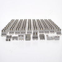 100 Leviton Panel Mount Fluorescent Lampholder Light Sockets G13 T8 Bi-Pin 13451