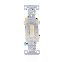 Eaton Ivory 3-Way COMMERCIAL Grade Toggle Wall Light Switch 20A 120/277V CSB320V