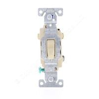Eaton Ivory 3-Way COMMERCIAL Grade Toggle Wall Light Switch 20A 120/277V CSB320V