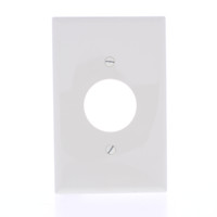 Eaton Lt Almond 1.406" Mid-Size UNBREAKABLE Receptacle Wallplate Outlet Cover PJ7LA