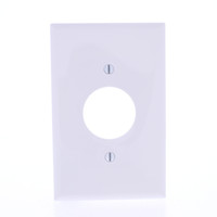 Eaton White 1.406" Mid-Size UNBREAKABLE Receptacle Wallplate Outlet Cover PJ7W