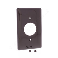 Hubbell 1.406" UNBREAKABLE Nylon Receptacle Wallplate Outlet Cover NP7