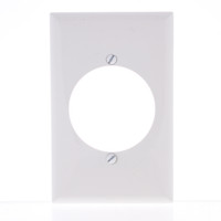 Eaton White Mid-Size UNBREAKABLE 30/50A 2.15" Dia. Power Outlet Cover Receptacle Wallplate PJ724W