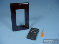 Leviton Black Face Plate Color Change Kit For Decora 6-Scene Controller DCK6S-E