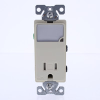 Eaton Almond Tamper Resistant Receptacle Outlet Nightlight 15A 125V TR7735A