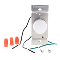 Eaton White Incandescent 1-Pole 3-Way Non-Preset Rotary Dimmer 600W RI061-W